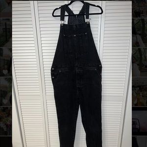 Black Denim Abercrombie & Fitch Overalls
